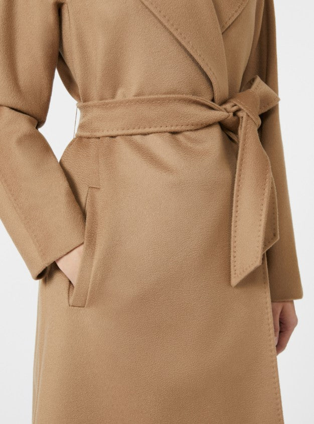 Brown Wool Pure Drap Coat