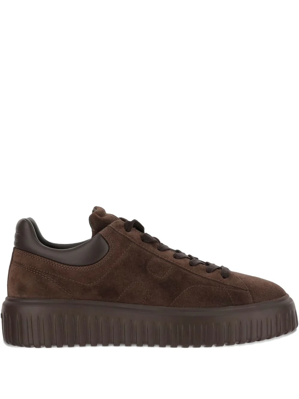 H-Stripes H Lace-Up Shoes With Calfskin Finish