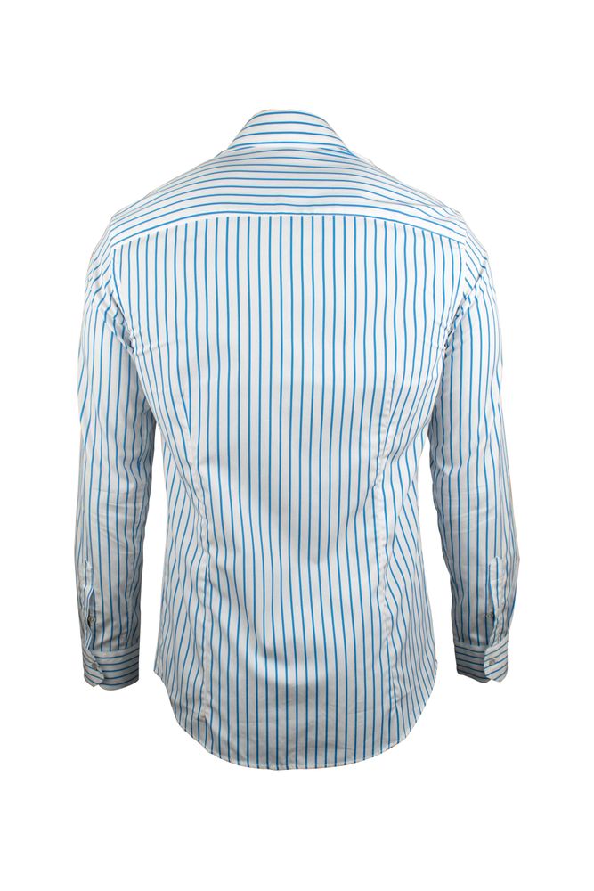 White Striped Slim Fit Shirt