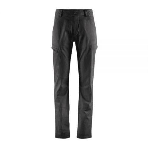 Mid-Rise Straight Pants with Subtle Seam Detail