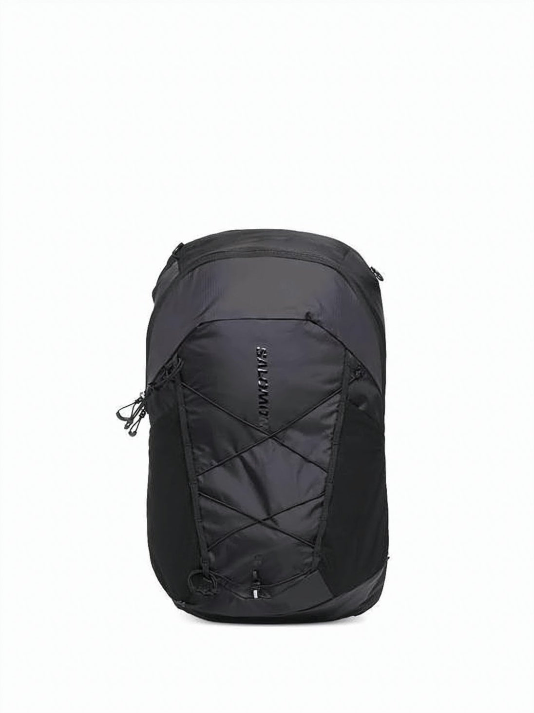 Compact Black Polyamide Backpack with Durable Design