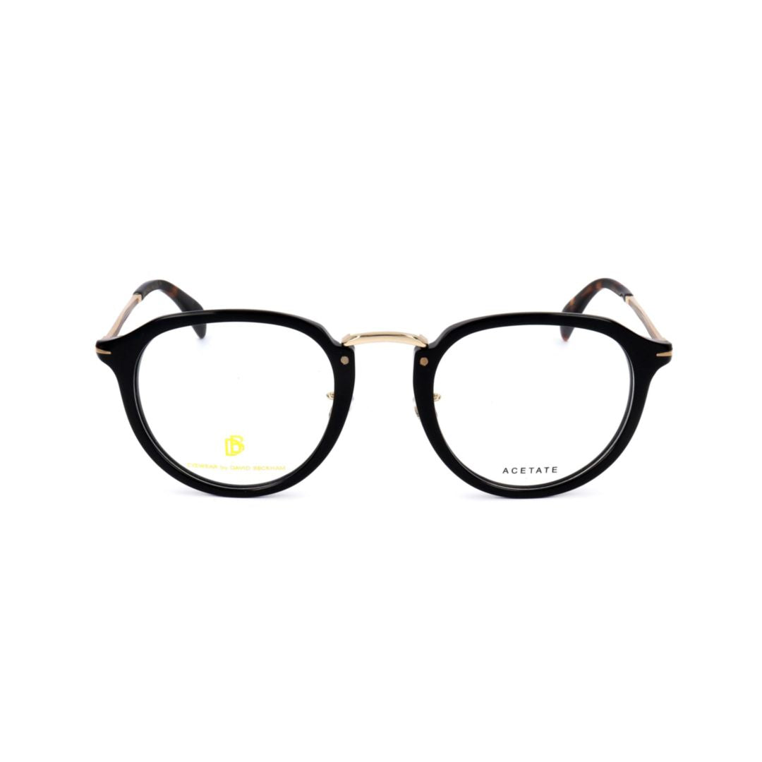 Db 1014 Round Black Acetate Eyeglasses