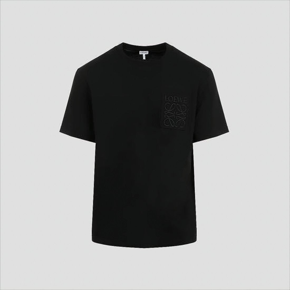 Short-Sleeved T-Shirt with Subtle Logo Embroidery