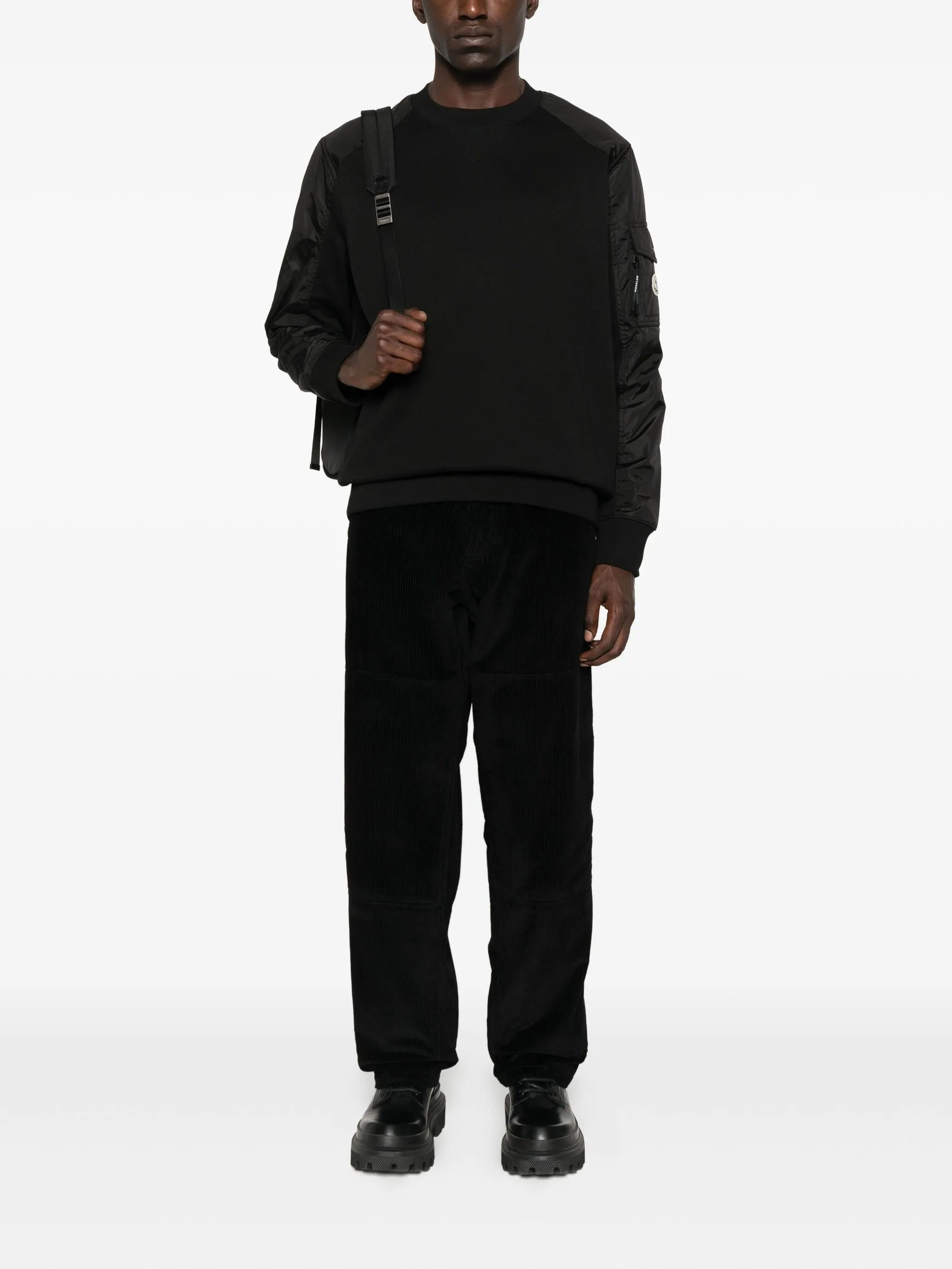 Textured Corduroy Straight-leg Five-pocket Pants
