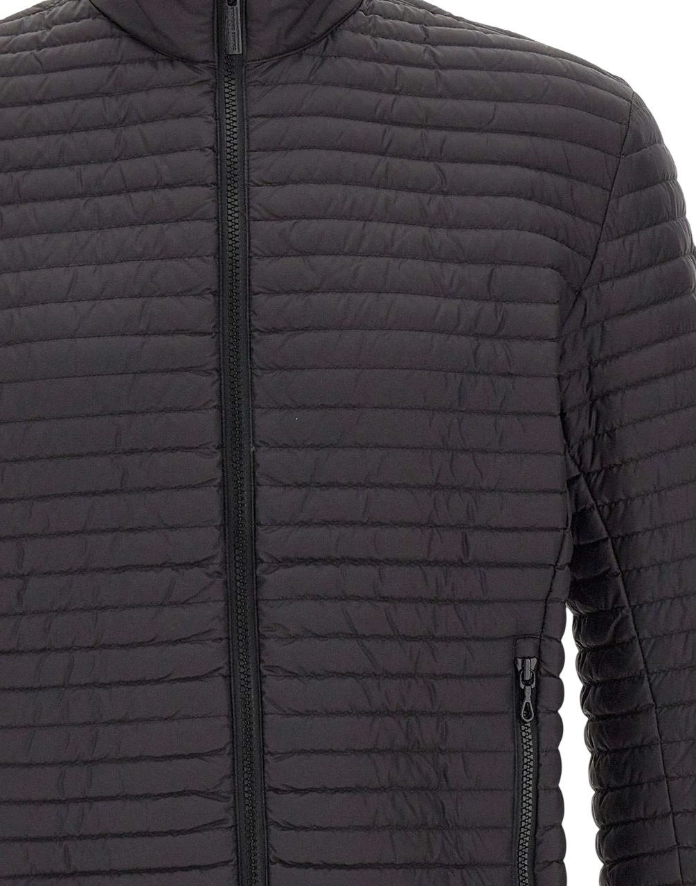 Double-Breasted Long Fitted Wool Blend Coat