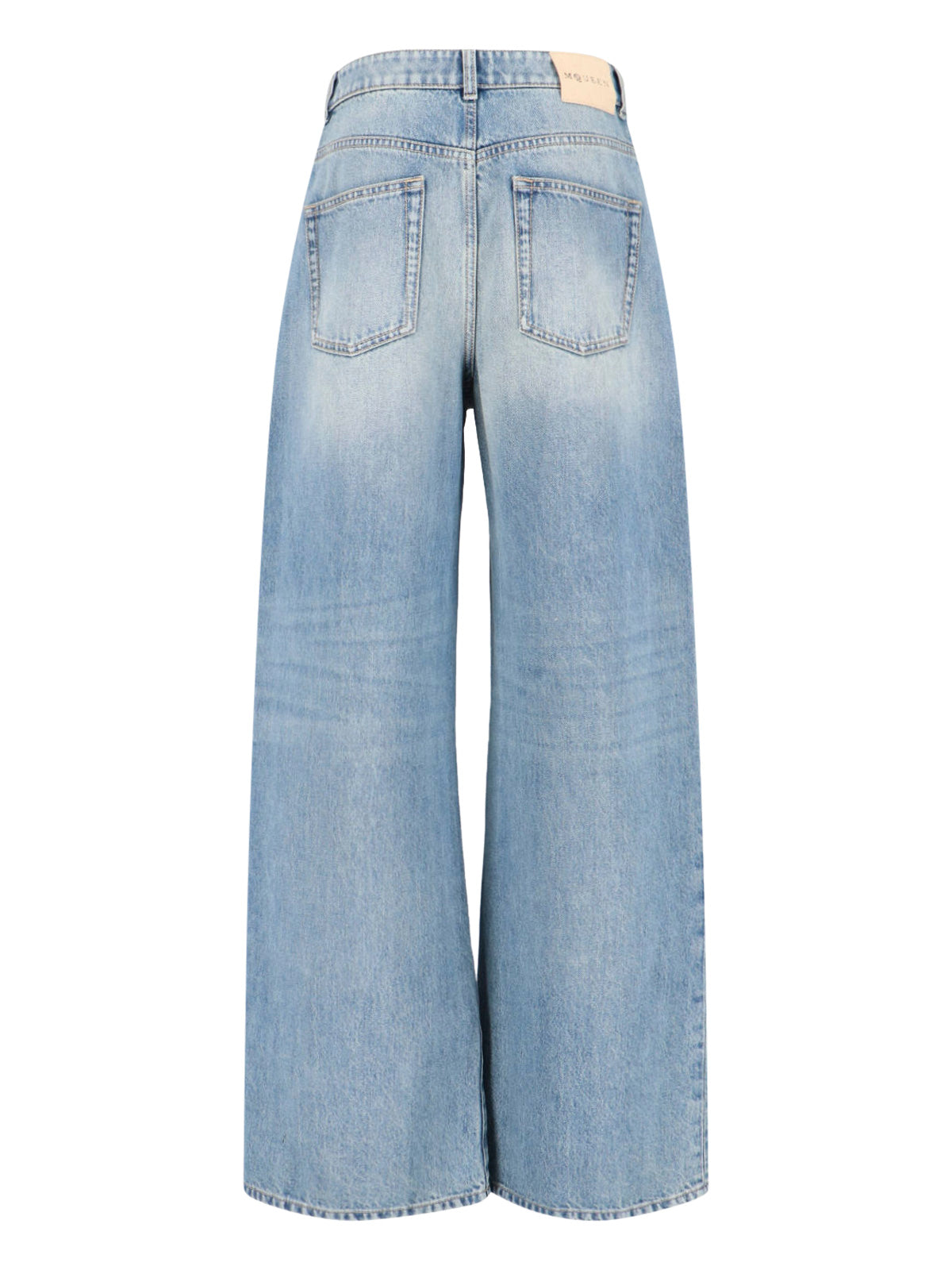 Wide-Leg Jeans – Light Blue