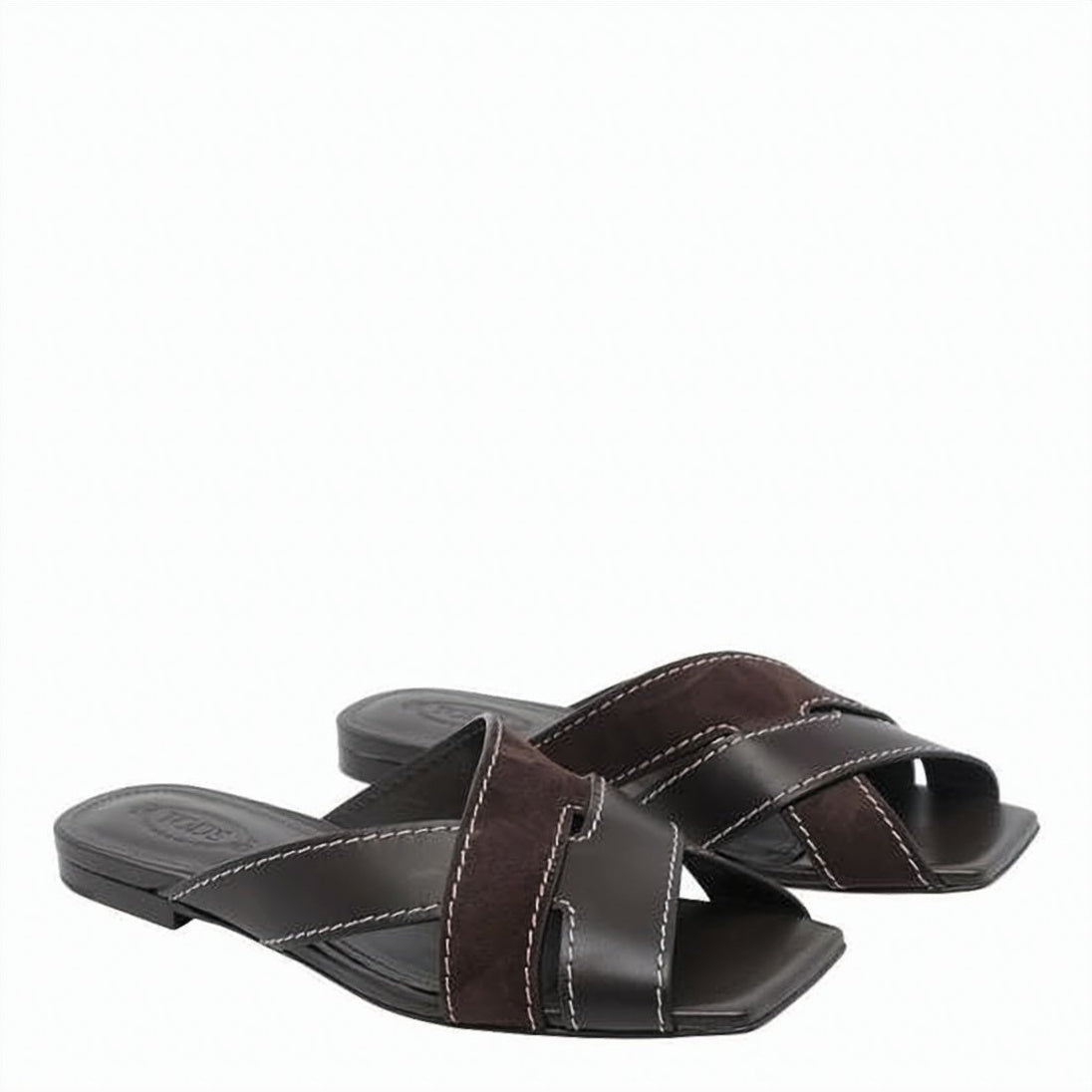 Flat Sole Brown Sandals