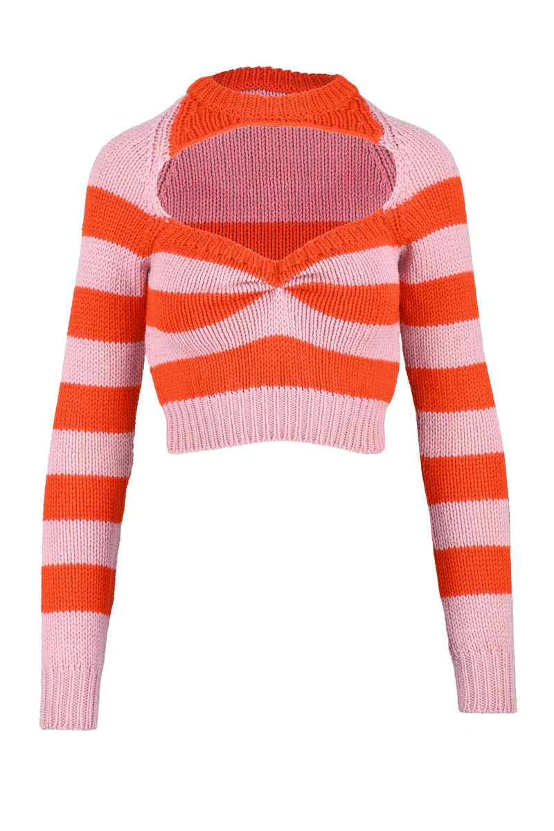 Cropped Sweater - Multicolor