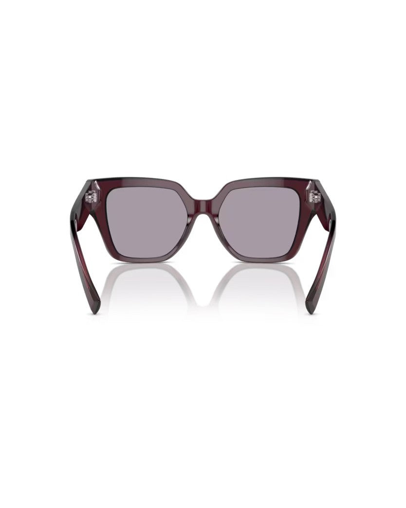 Square Faceted Sunglasses With Refined Pin Details