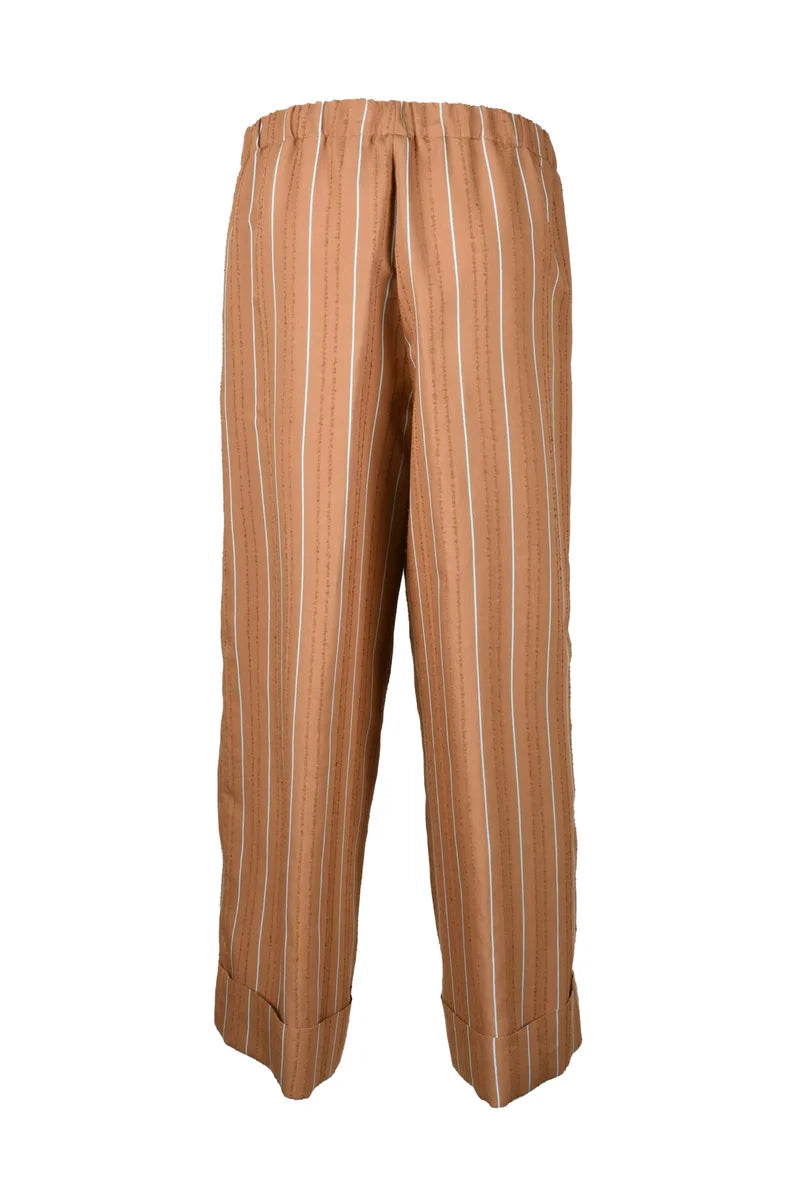 Comfort Fit Trousers - Brown