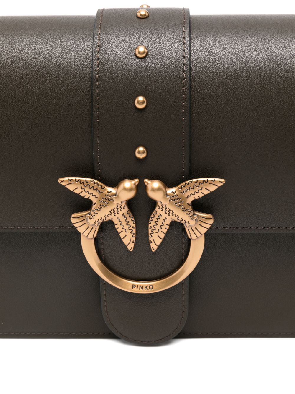Rectangular Structured Bag With Signature Bird Clasp