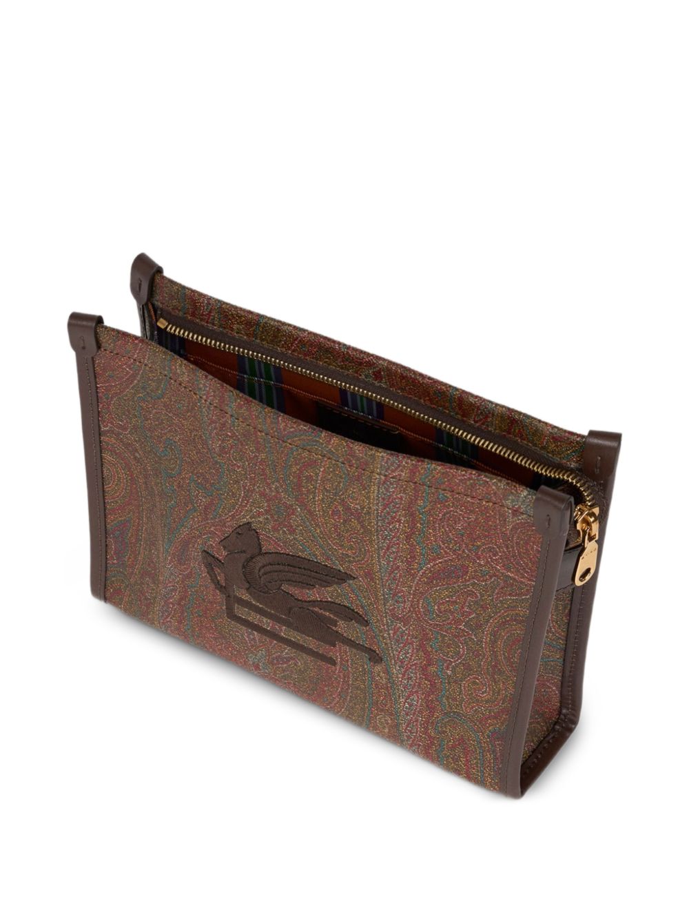 Paisley Jacquard Clutch