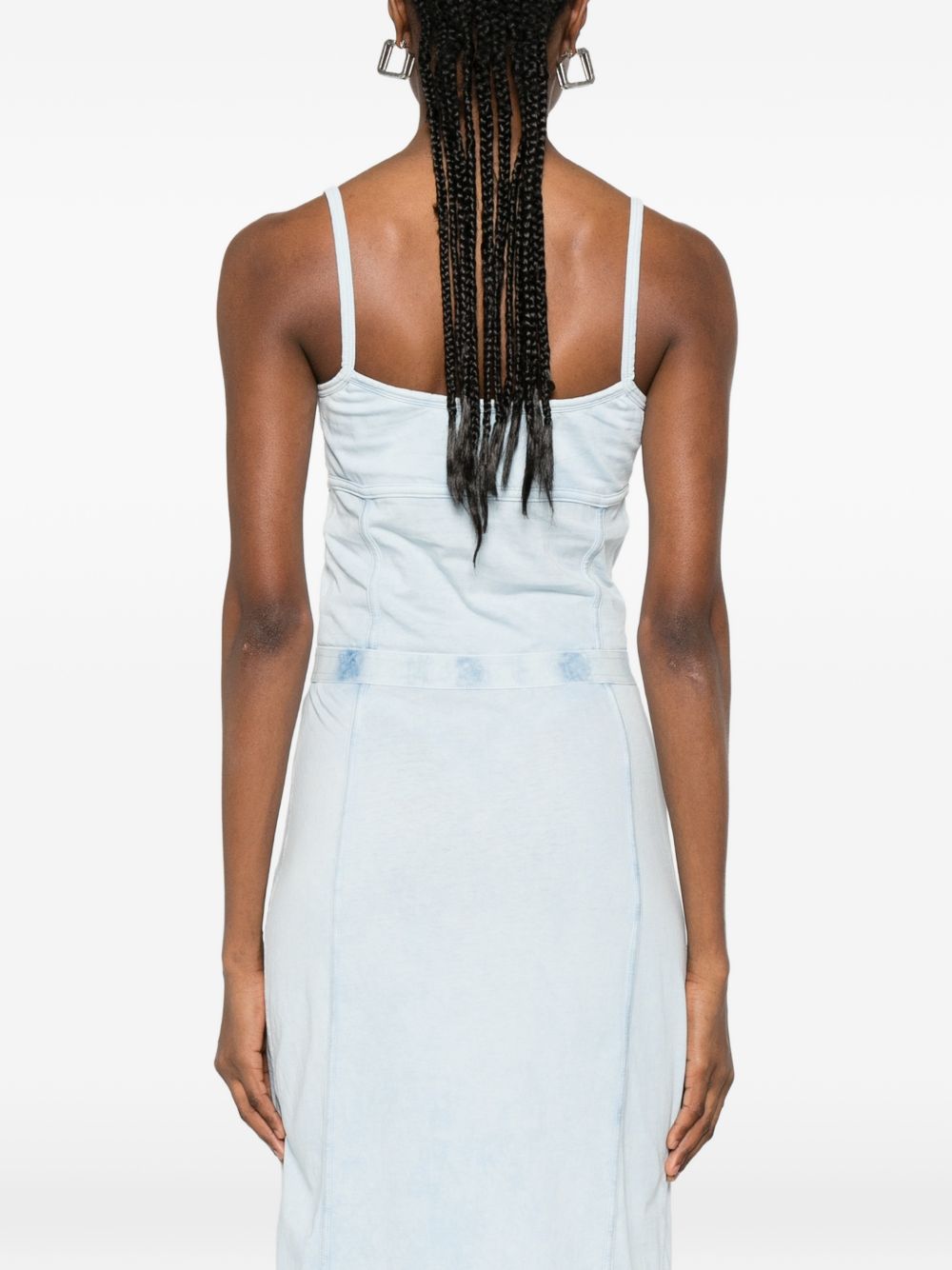 Midi Dress With Spaghetti Straps