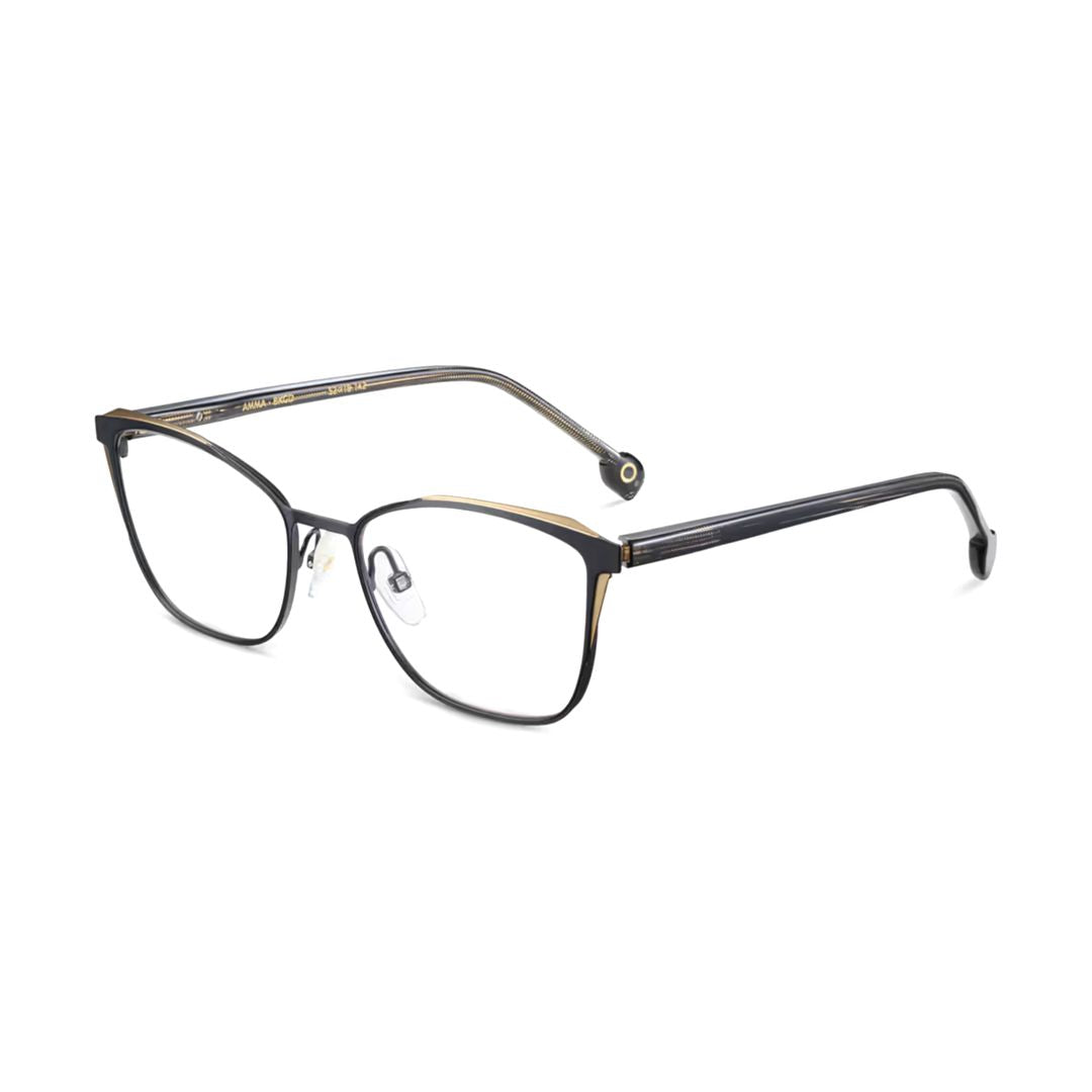 Amma Cat-Eye Metal Frame Eyeglasses with Adjustable Nose Pads