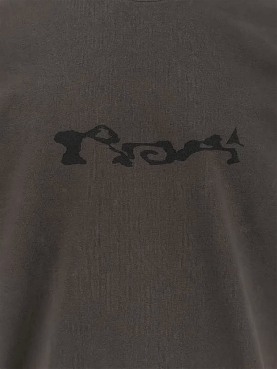 Long-Sleeve Brown Organic Cotton T-Shirt