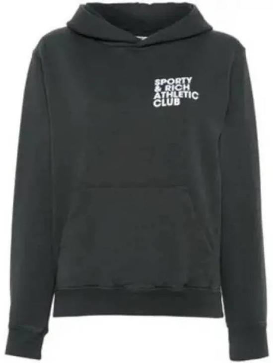 Classic Black Hoodie with Kangaroo Pocket and Logo