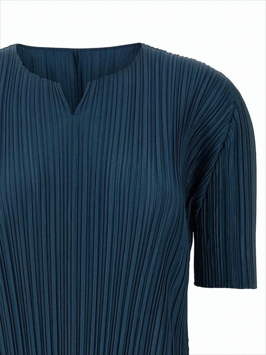 Textured Pleated Midi Dress