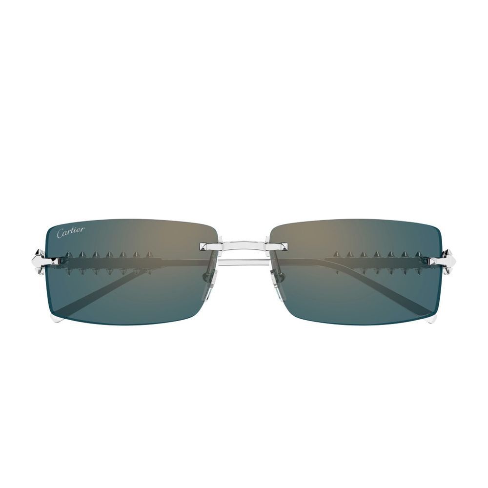 Ct0604S Clash De Rectangular Rimless Sunglasses