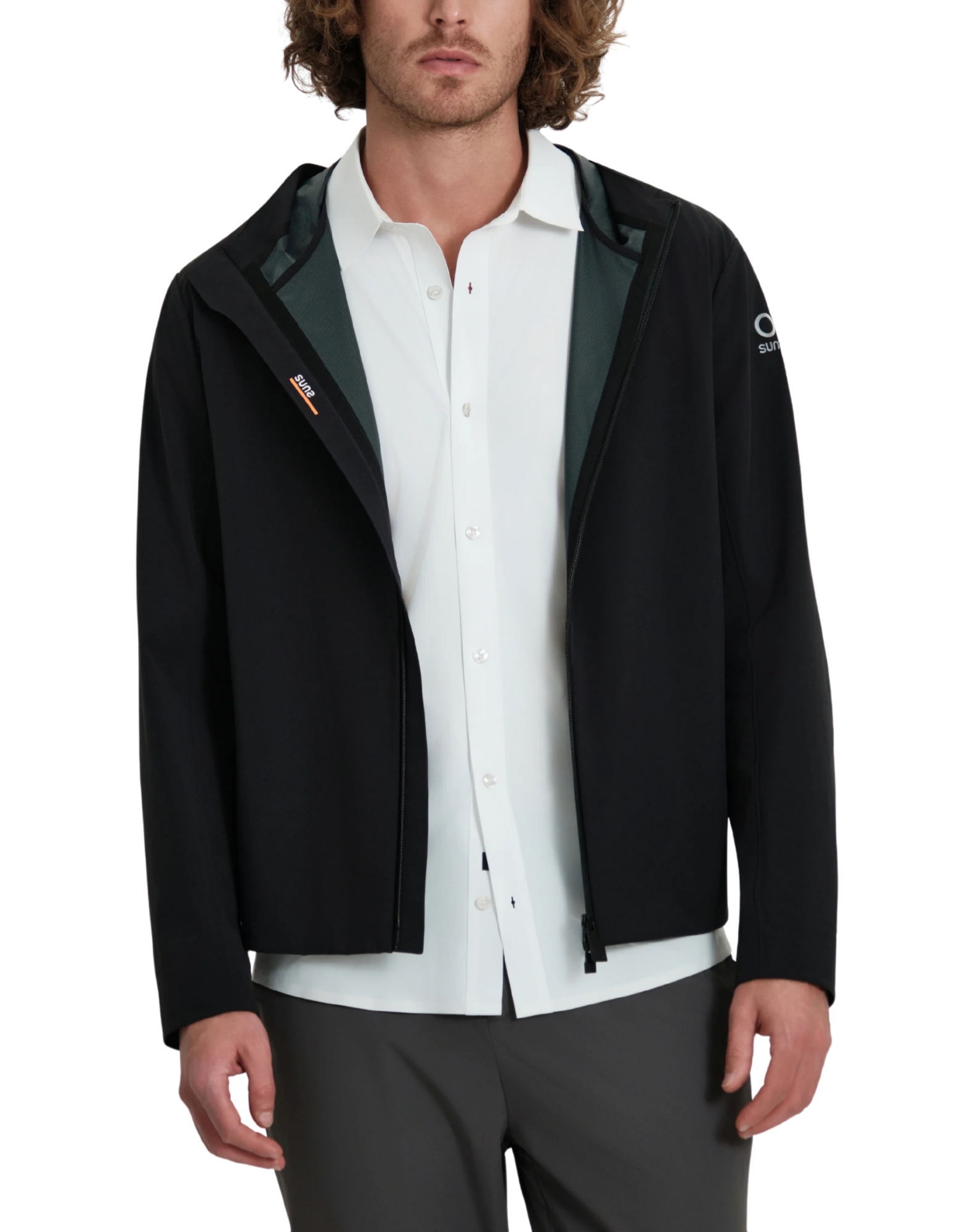 Black Tek Men’s Windbreaker Jacket