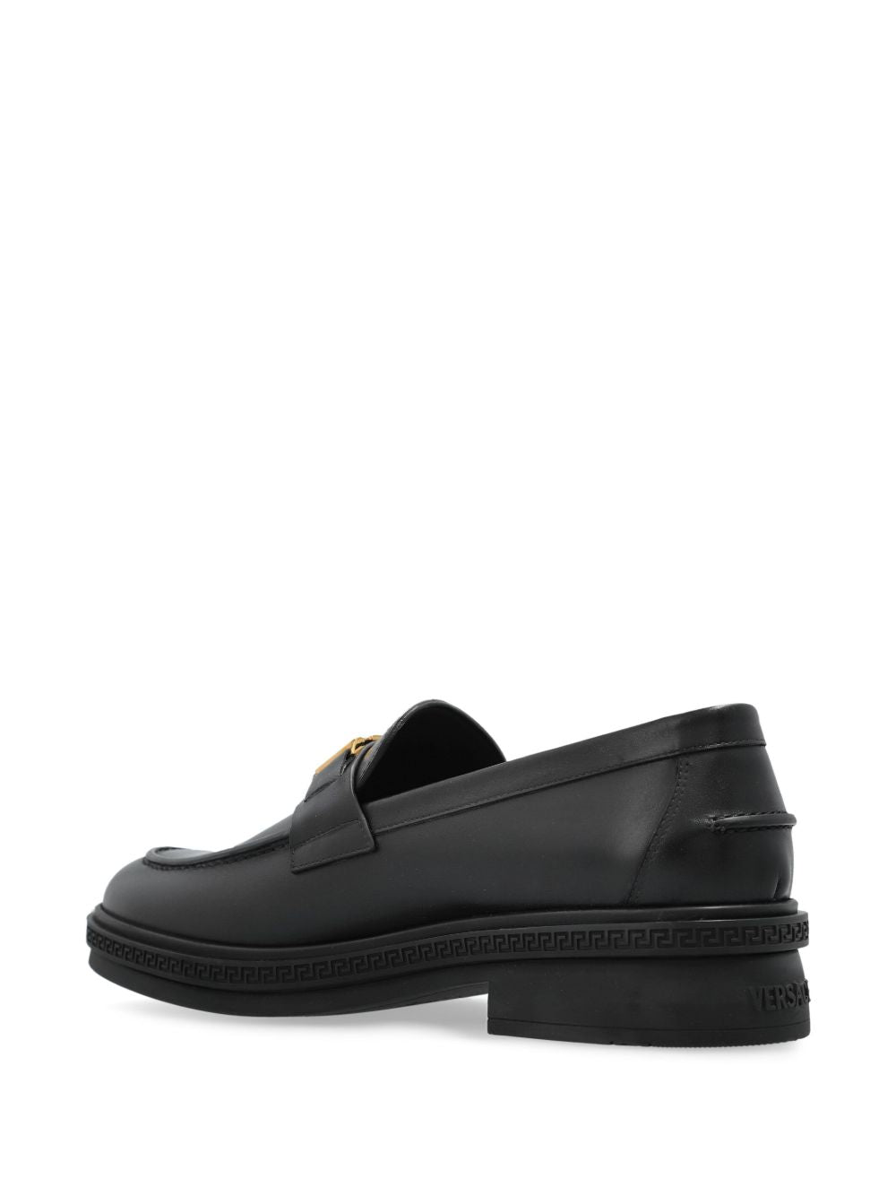 Smooth Leather Slip-On Loafers