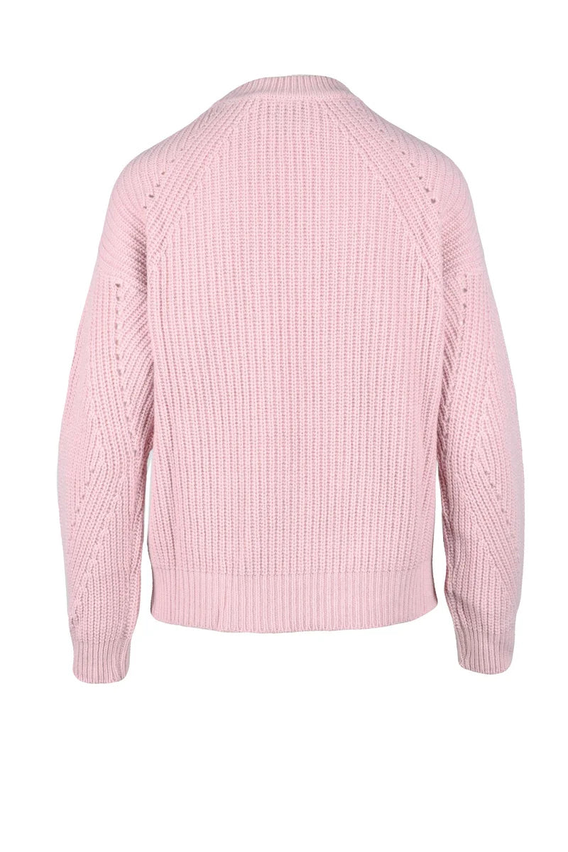 Ribbed Knit Sweater with Cropped Silhouette