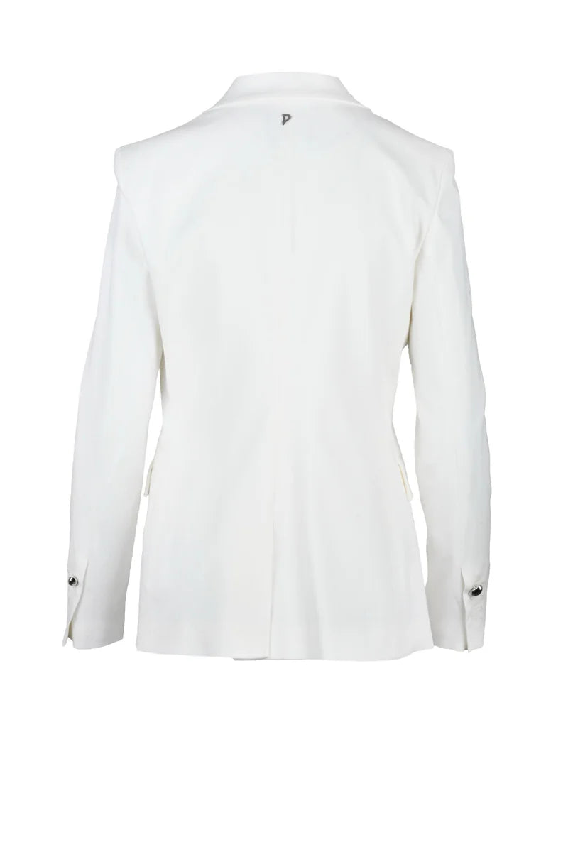 Double-breasted Jacket - White