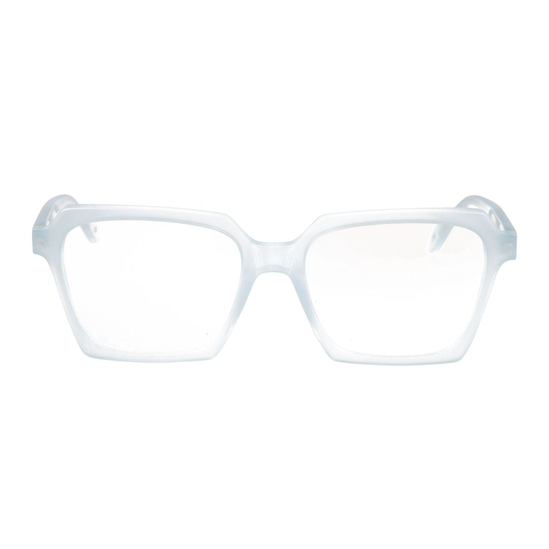 Kallima Light Translucent Frosted Eyeglasses with Tapered Temples