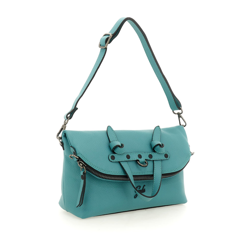 Clear Blue Backpack with Removable Strap