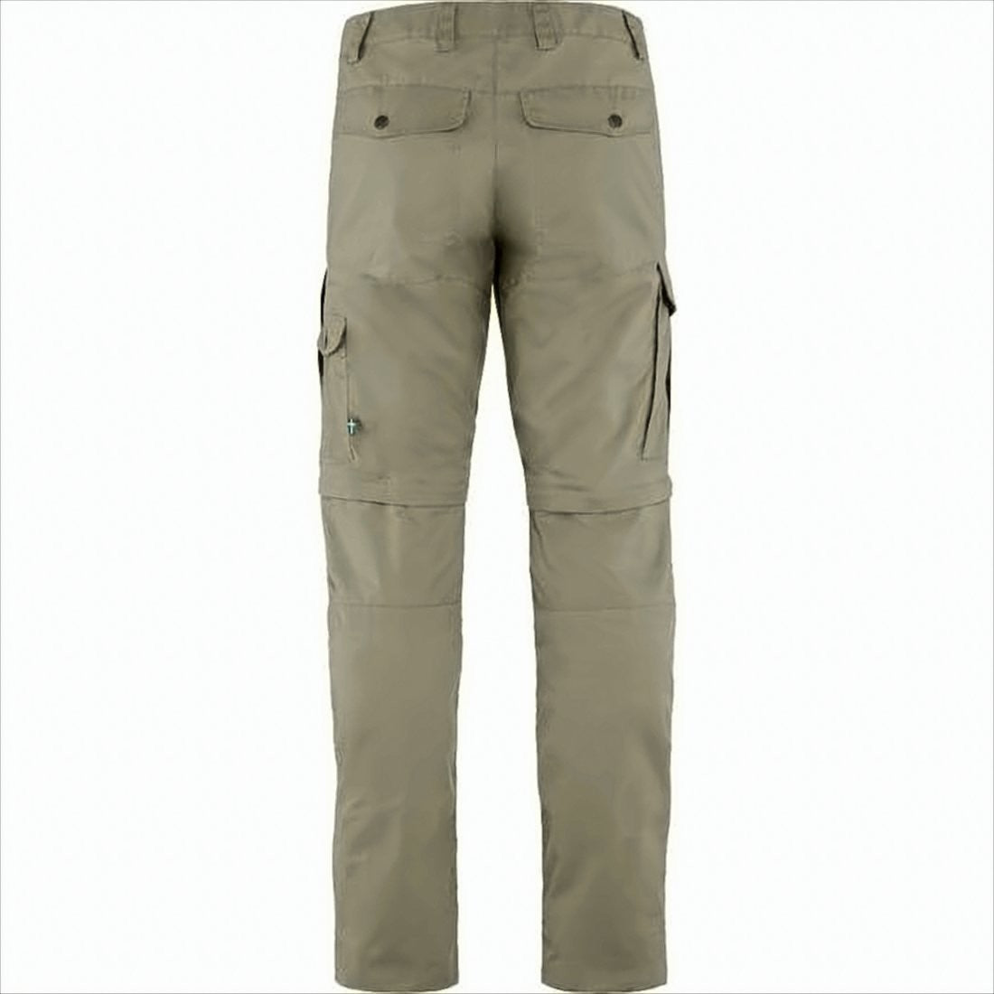 Structured Straight Pants With Cargo Pockets And Reinforced Knees