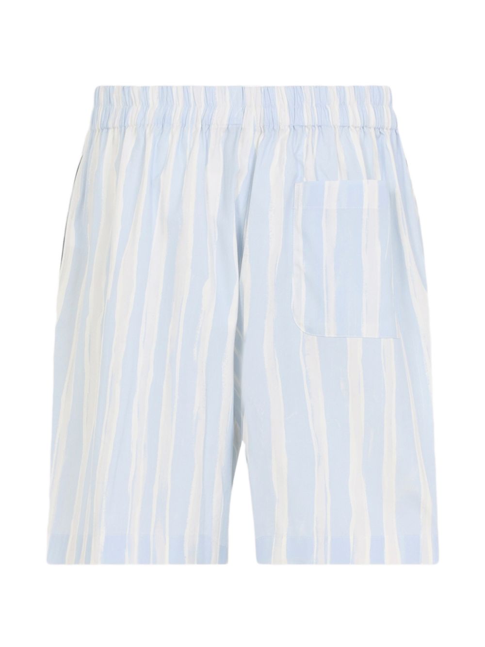 Light Blue Striped Shorts