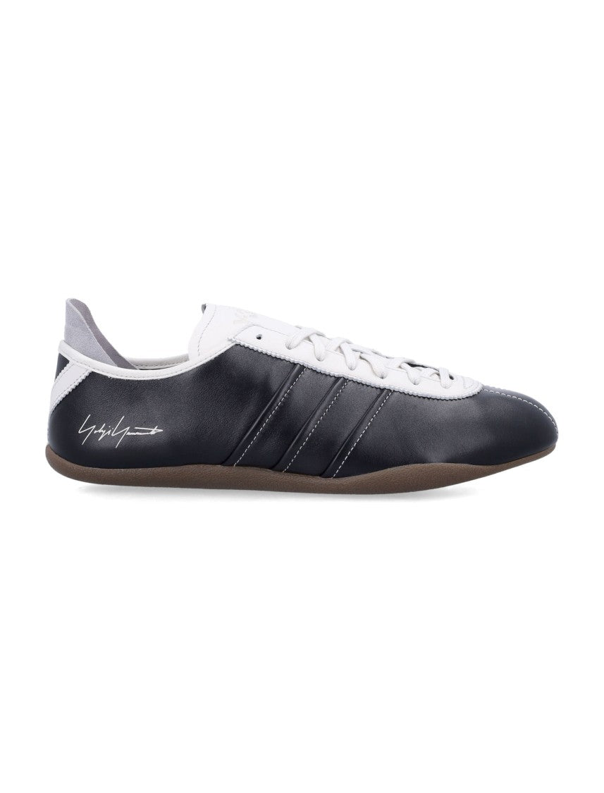 Debossed Leather Tokyo Sneakers With Lace-Up Closure
