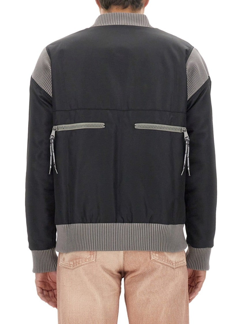 Bomber Jacket With Logo