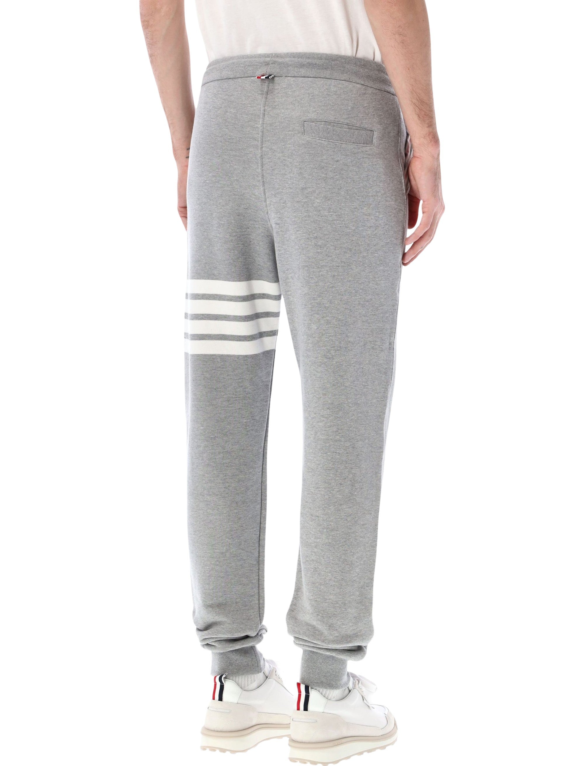 Fleece Sweatpants With Iconic Stripe Detail