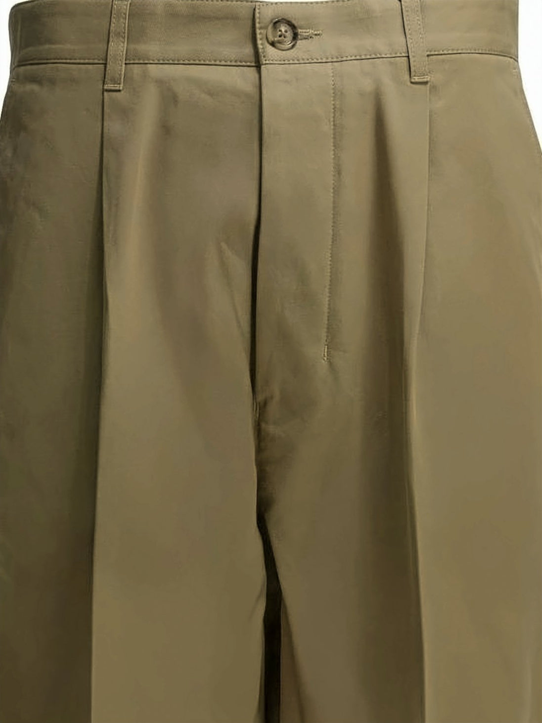 Tailored Brown Straight Pants
