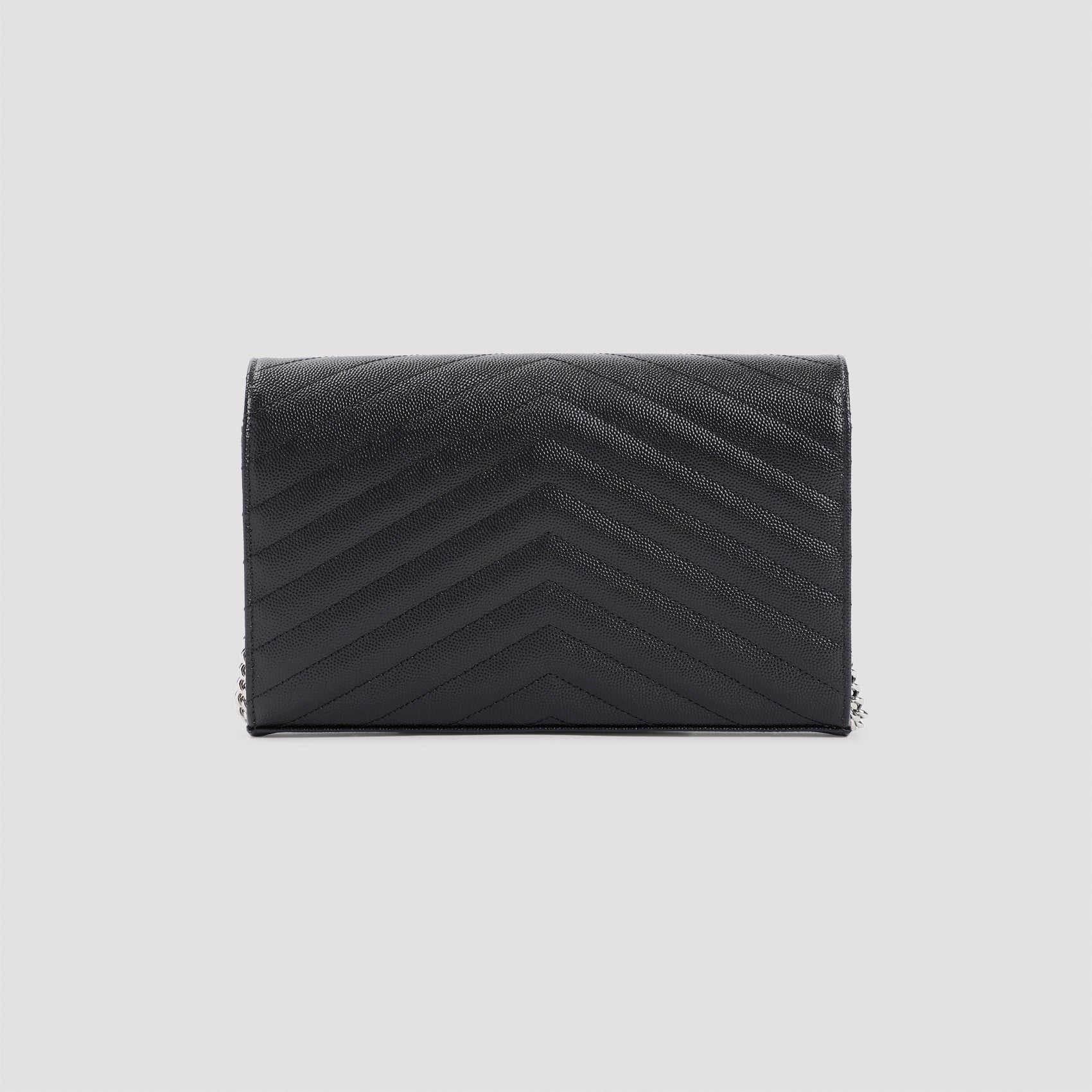 Chevron Quilted Matelassé Leather Wallet