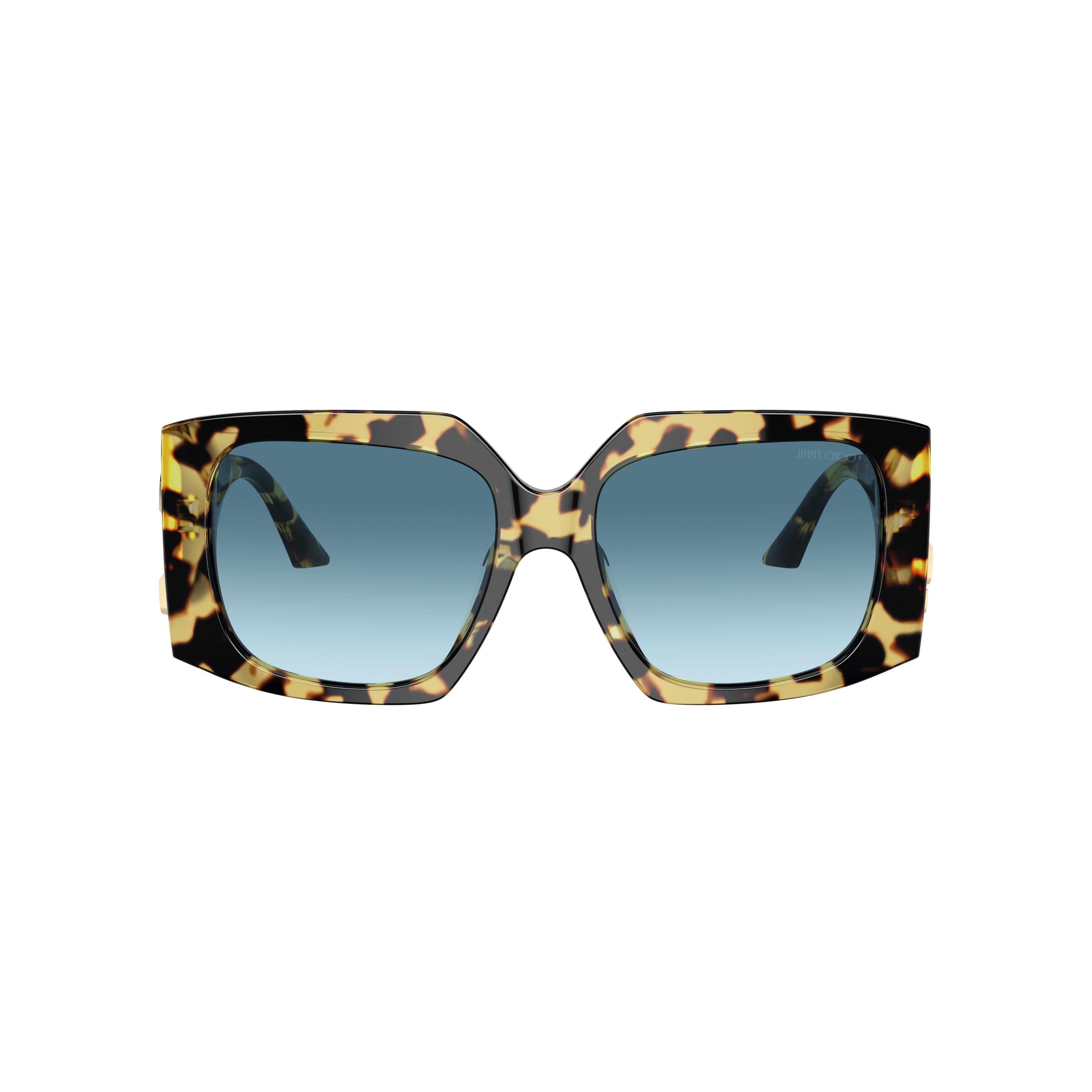 0jc5006u Oversized Tortoiseshell Square Frame Sunglasses