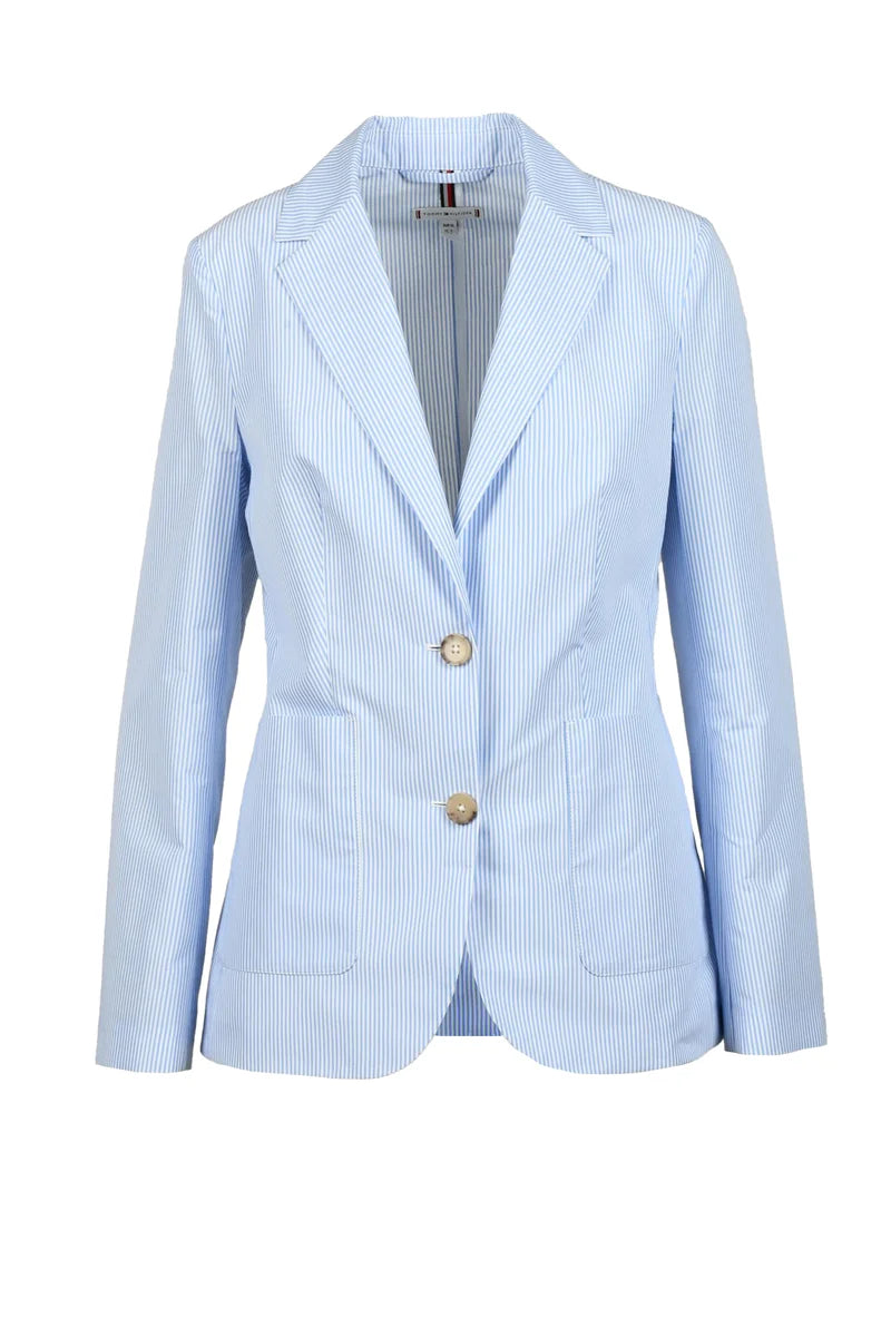 Jacket - White/Light Blue