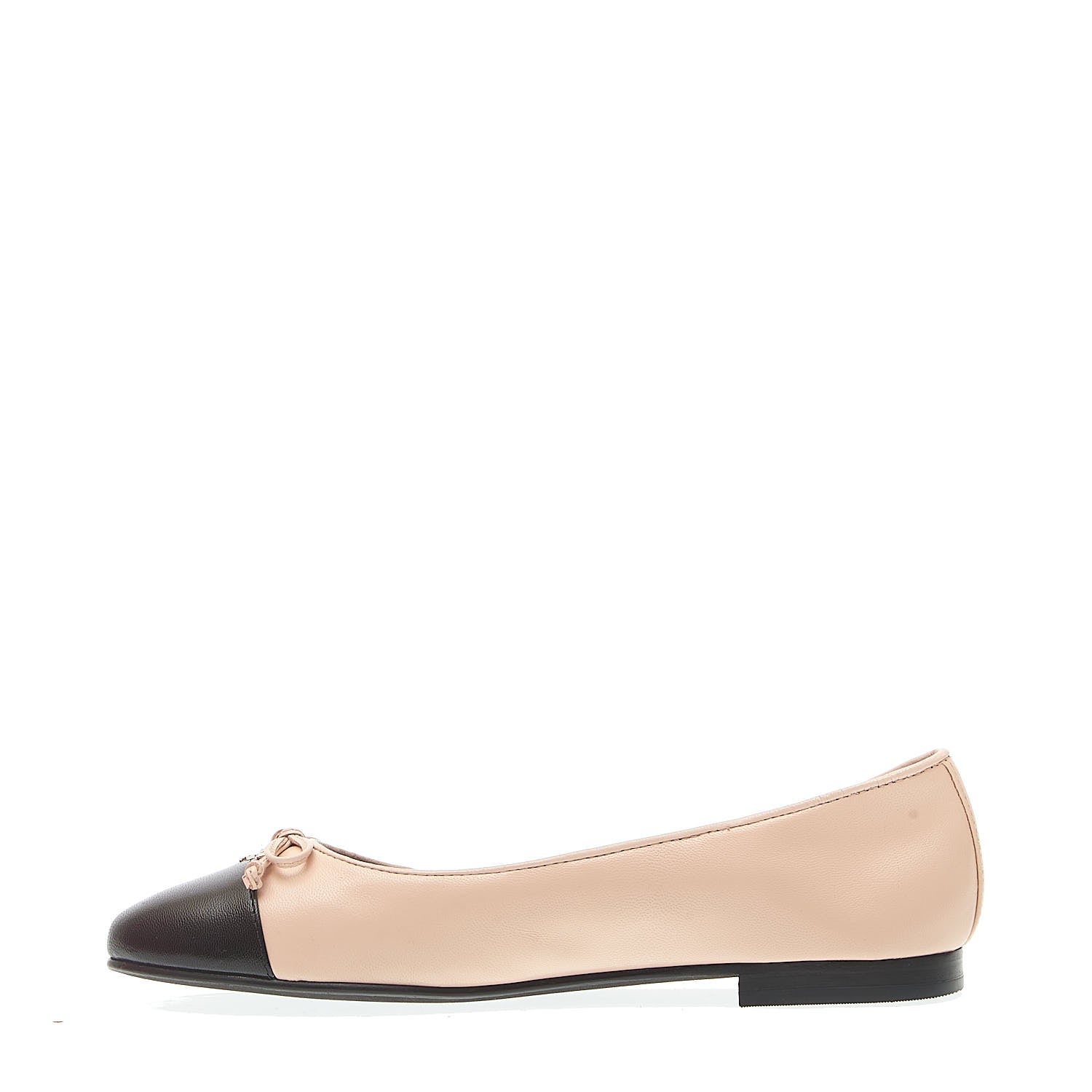 Beige And Black Ballerina