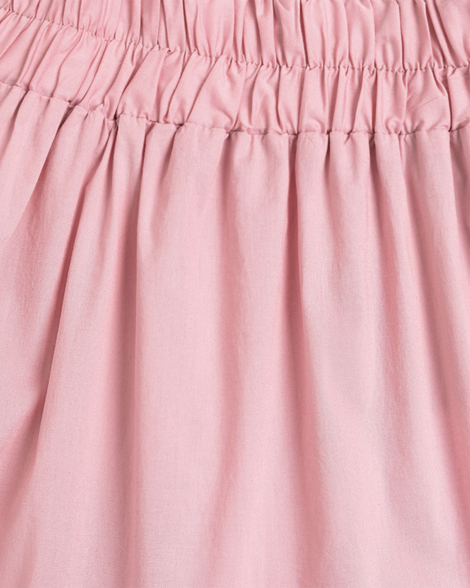 Pink Poplin Skirt