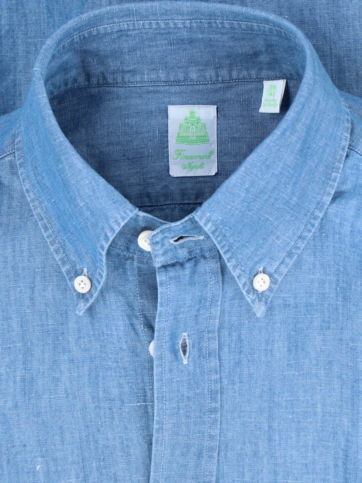 Light Blue Zurigo Cotton Linen Shirt