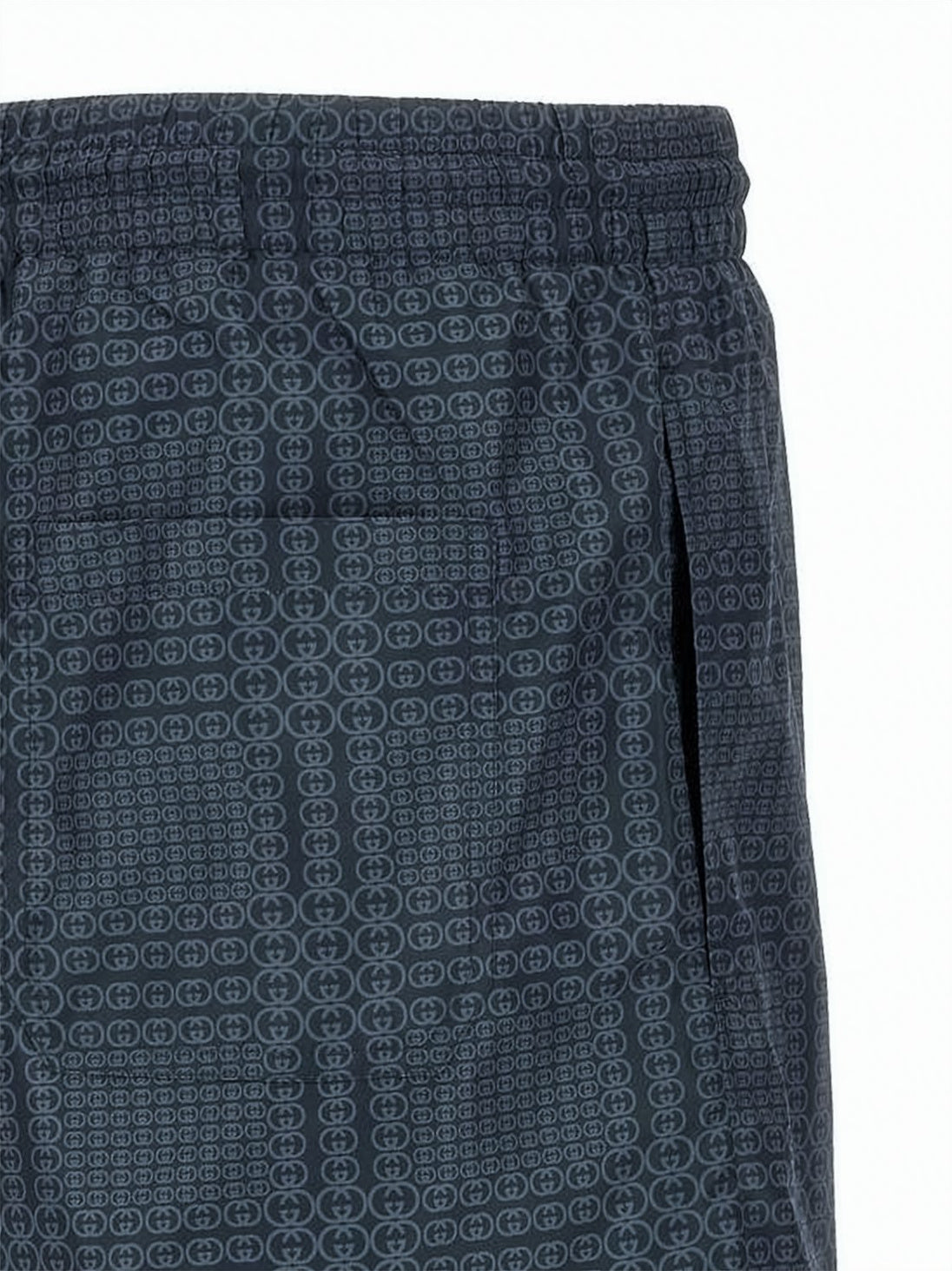 Geometric Pattern Swim Shorts