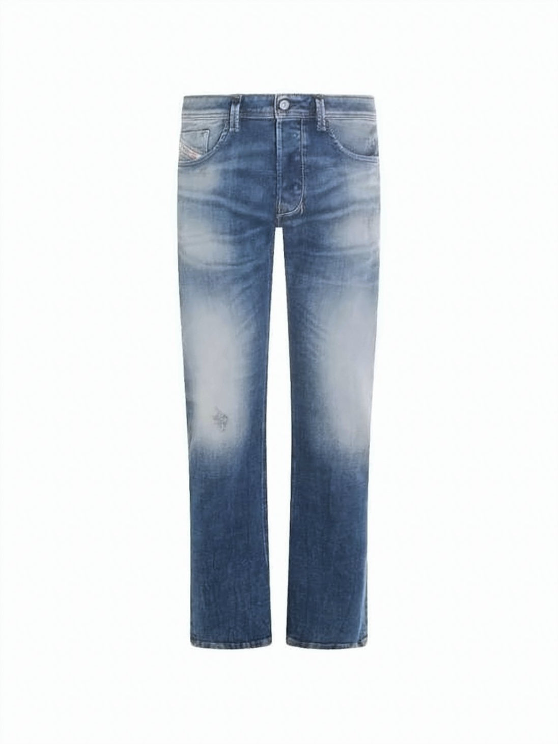 Regular Fit Denim Jeans with Classic Five-Pocket Design