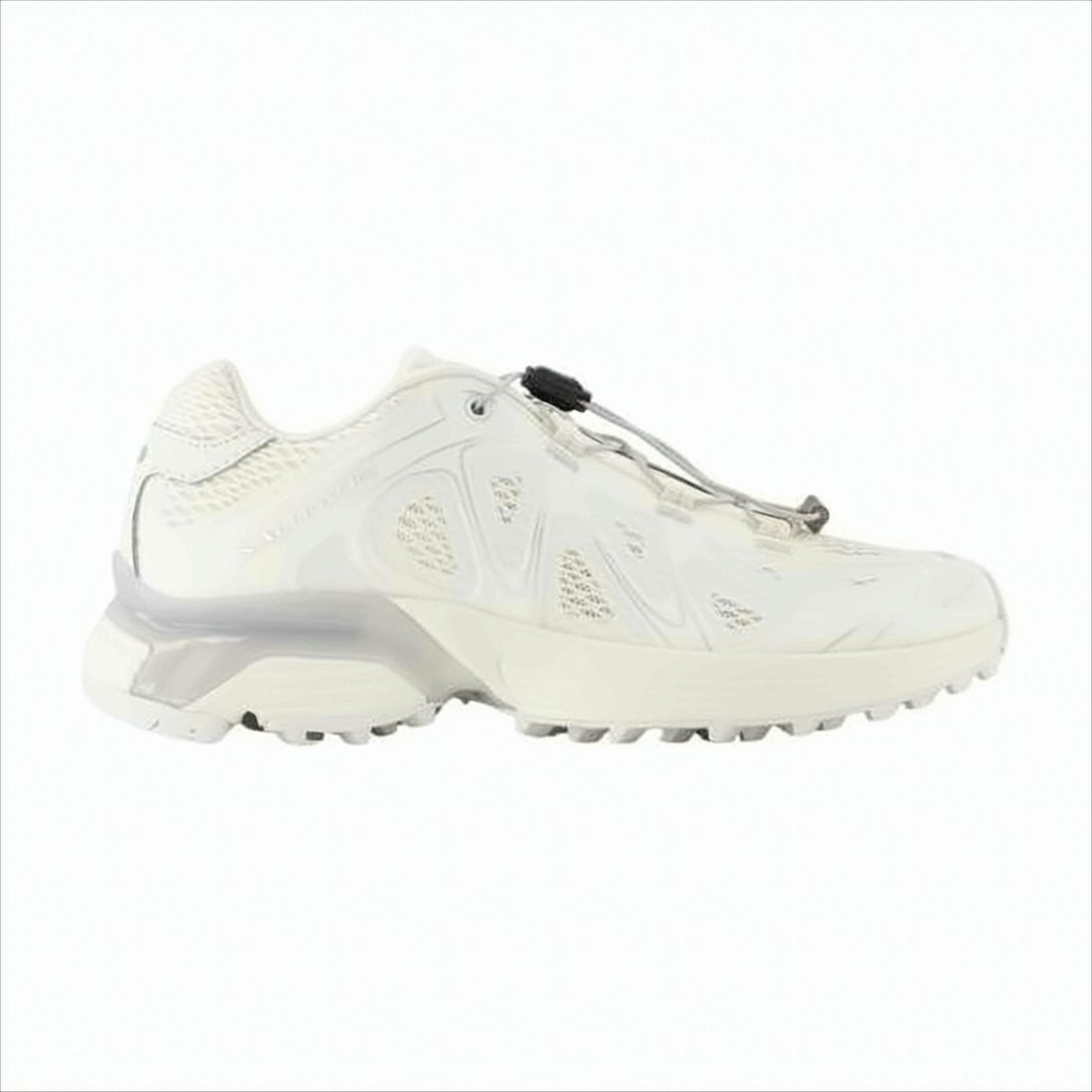 White Sneakers with Breathable Textile Upper