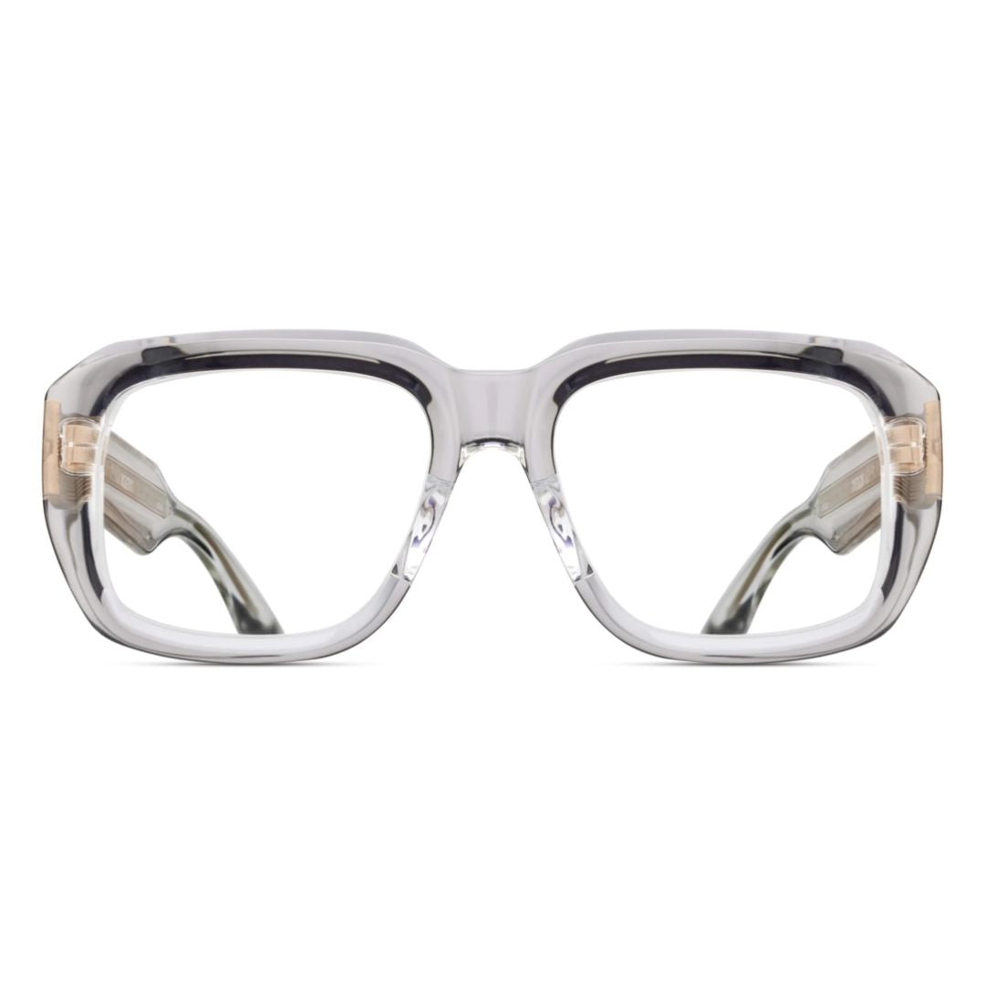 M1036.Rx Oversized Square Frame Eyeglasses in Glossy Acetate