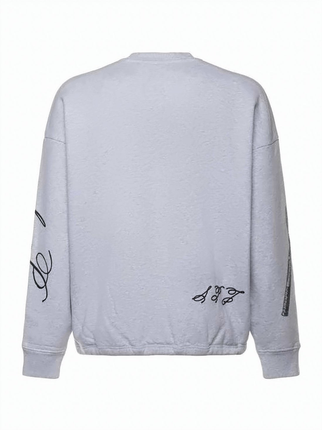 Long-Sleeve Sweatshirt with Graphic Accents