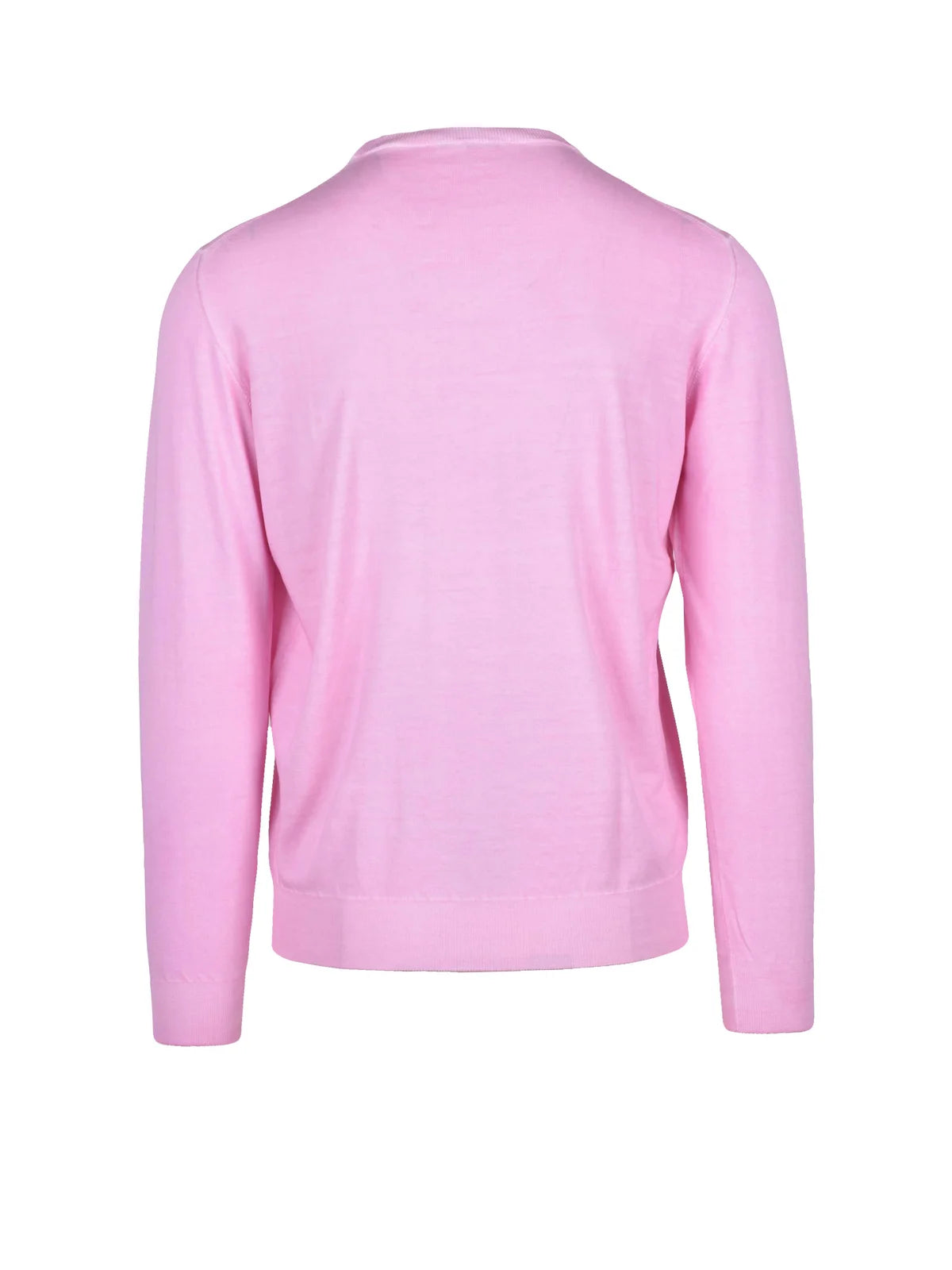 Pink Cotton Men Sweater