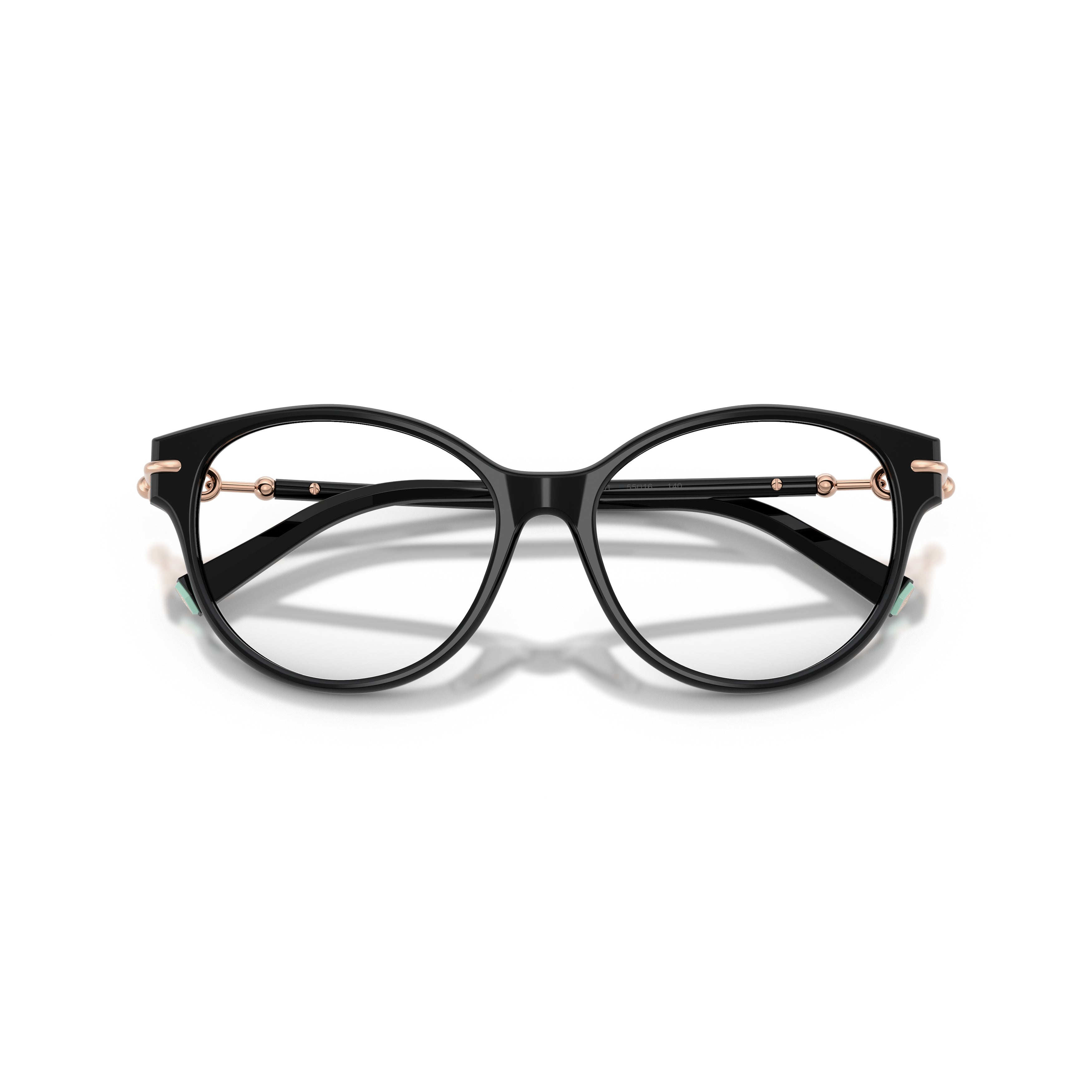0tf2289 Classic Round Frame Black Acetate Eyeglasses
