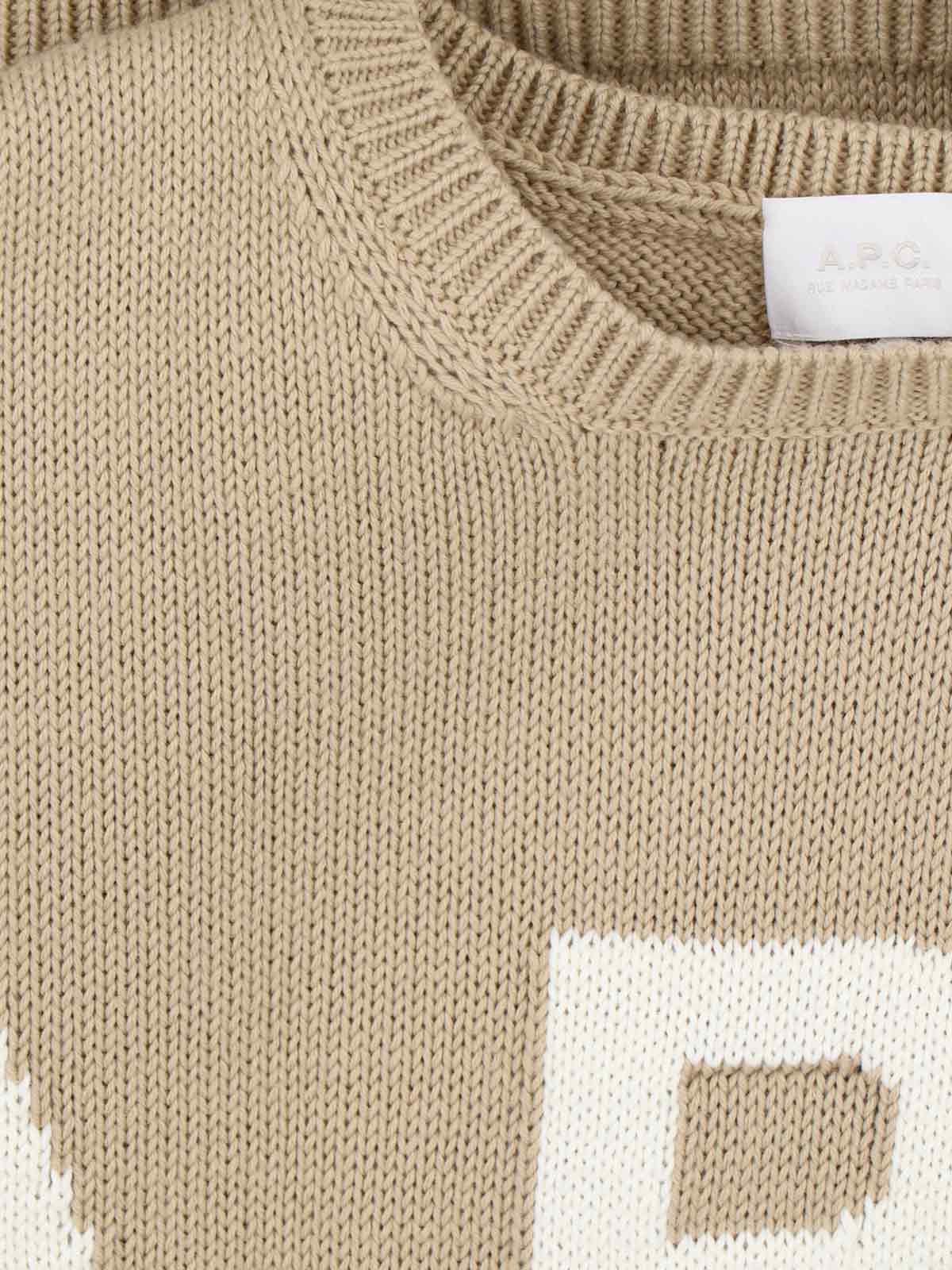 Logo Sweater – Beige