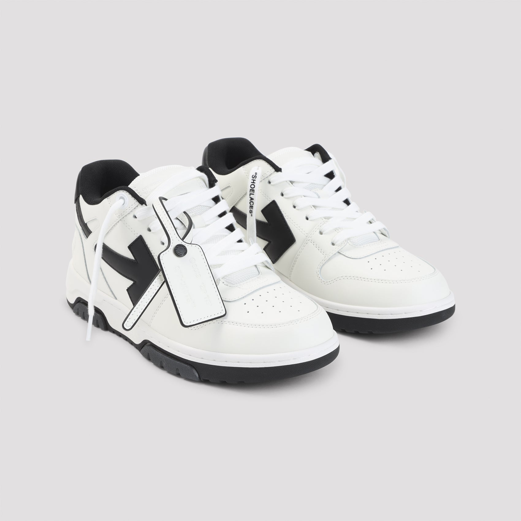 Chunky White Leather Sneakers