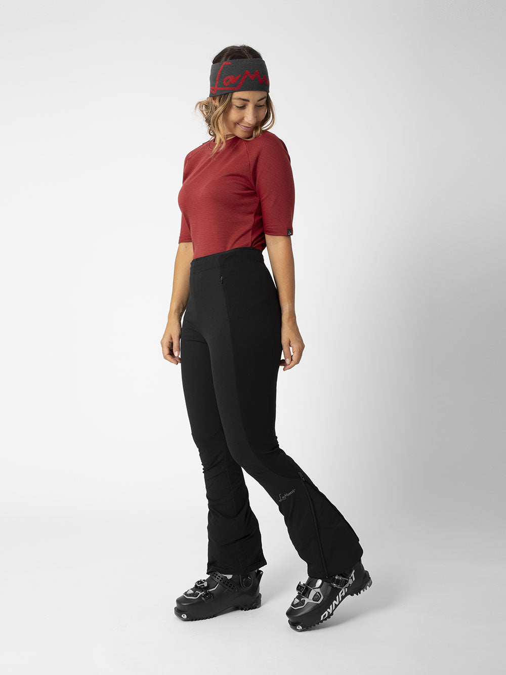 Black Johanna Ski Touring High-Waist Leggings